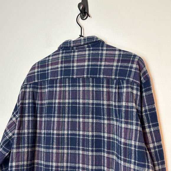 Pendelton Virgin Wool Plaid Button Down XL - Picture 4 of 5